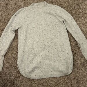 LOFT Grey speckle sweater